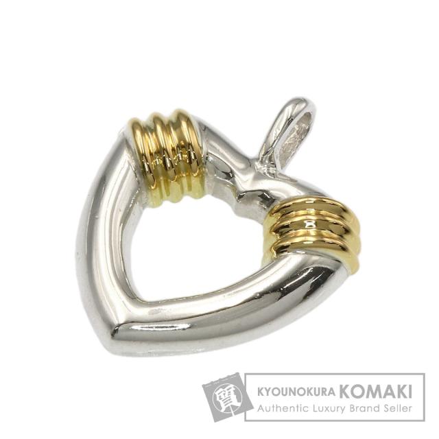 ティファニー TIFFANY&Co. ハート コンビ ペンダントトップ シルバー レディース 中古