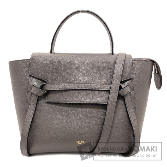 セリーヌ CELINE ベルトバッグ マイクロ 2WAY ハンドバッグ カーフ レディース 中古 104,819円