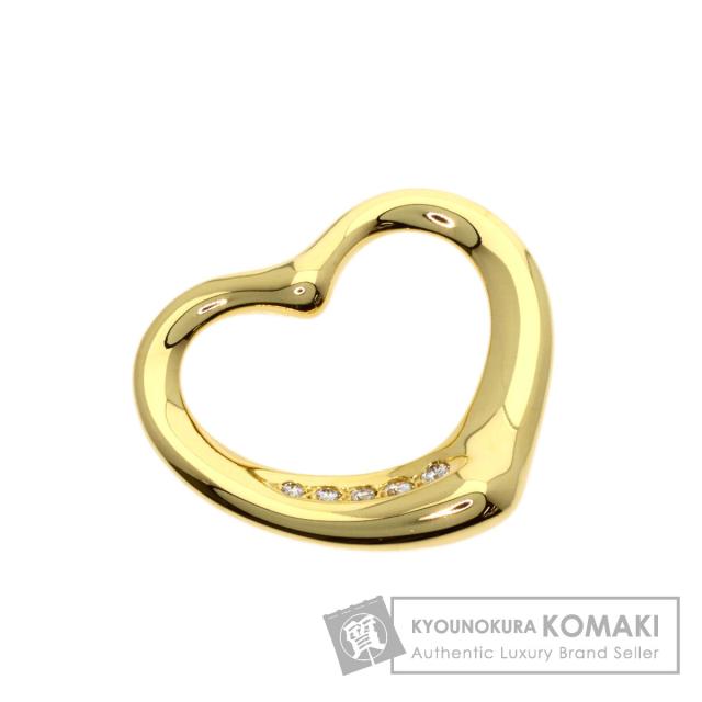 ティファニー TIFFANY&Co. オープンハート ダイヤモンド ペンダントトップ 中古