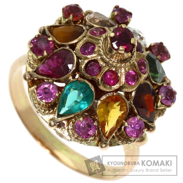 セレクトジュエリー SELECT JEWELRY マルチカラー ストーン リング・指輪 14K 中古 56,496円