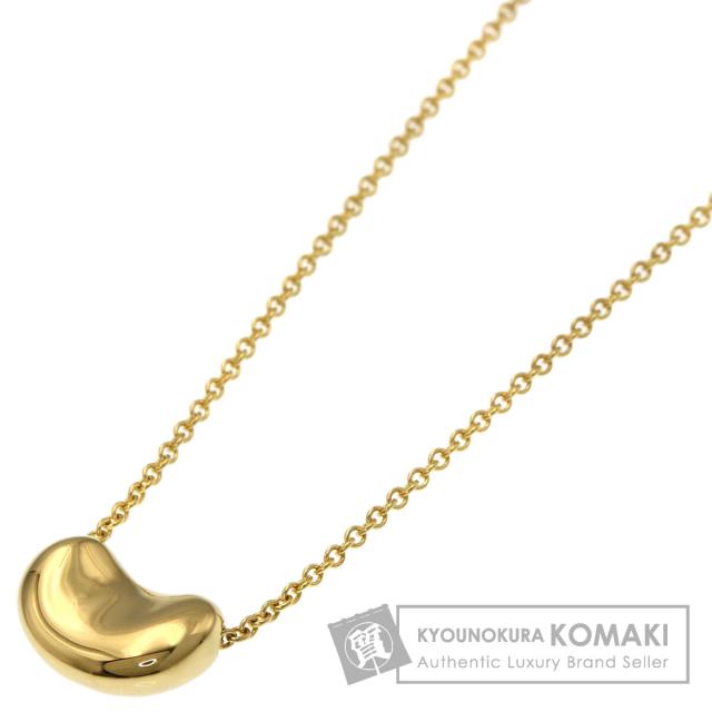 ティファニー TIFFANY&Co. ビーン ネックレス K18イエローゴールド レディース 中古
