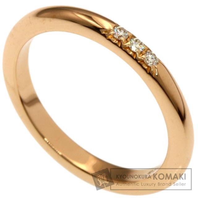 ティファニー TIFFANY&Co. フォーエバー 3P ダイヤモンド リング・指輪 K18ピンクゴールド 中古