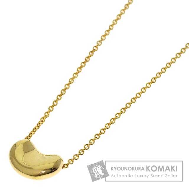 ティファニー TIFFANY&Co. ビーン ネックレス K18イエローゴールド レディース 中古