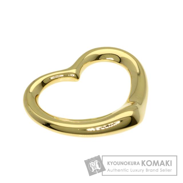 ティファニー TIFFANY&Co. オープンハート TOP ペンダントトップ K18イエローゴールド 中古