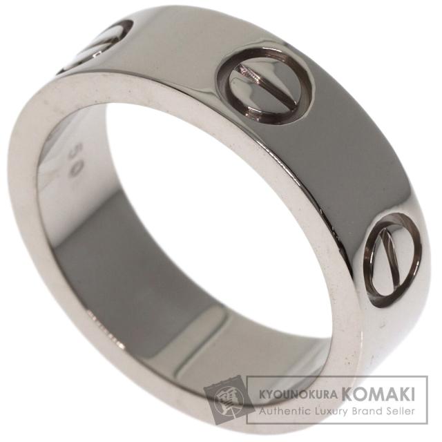 カルティエ CARTIER ラブリング #50 リング・指輪 K18ホワイトゴールド レディース 中古