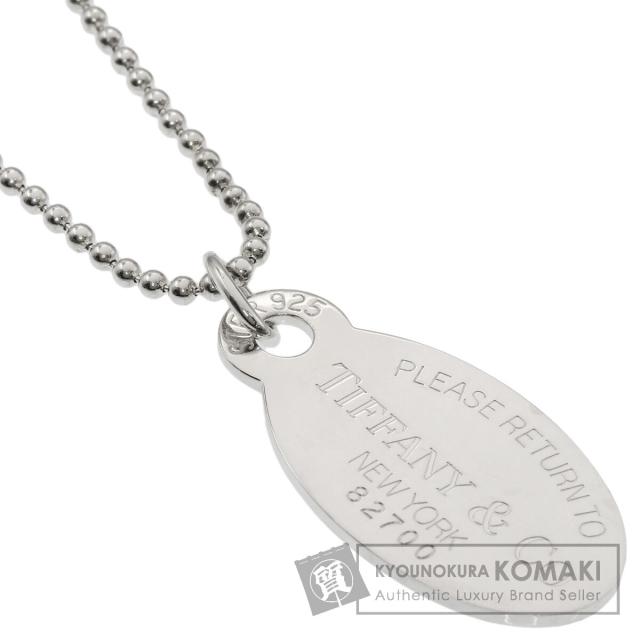 ティファニー TIFFANY&Co. リターントゥ オーバルタグ ネックレス シルバー レディース 中古