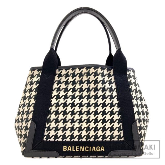バレンシアガ BALENCIAGA 339933 ネイビーカバ S トートバッグ キャンバス レディース 中古 51,630円