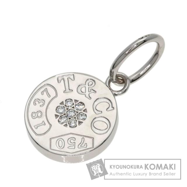 ティファニー TIFFANY&Co. 1837 サークル ダイヤモンド ペンダントトップ 中古