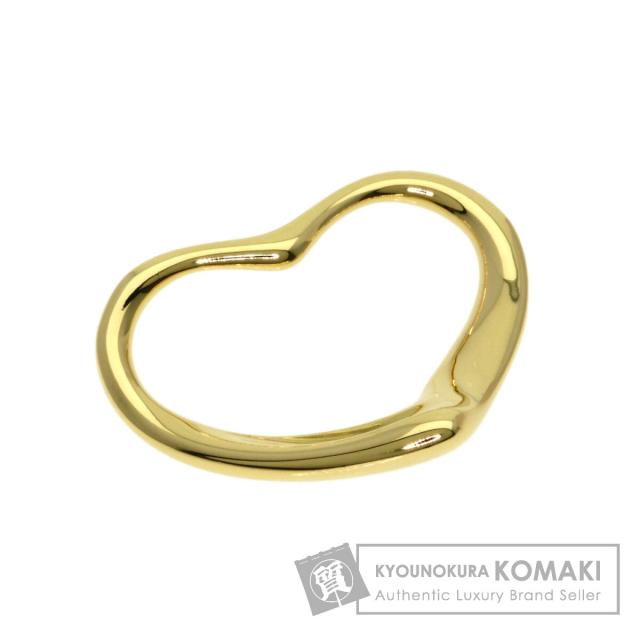 ティファニー TIFFANY&Co. オープンハート ペンダントトップ K18イエローゴールド 中古