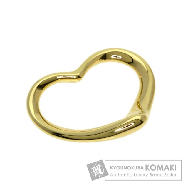 ティファニー TIFFANY&Co. オープンハート ペンダントトップ K18イエローゴールド 中古