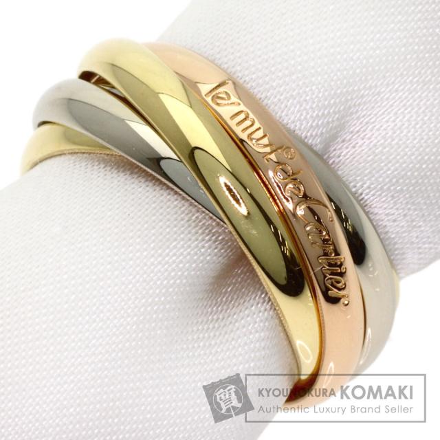カルティエ CARTIER トリニティ 5連 #52 リング・指輪 K18イエローゴールド レディース 中古 158,895円