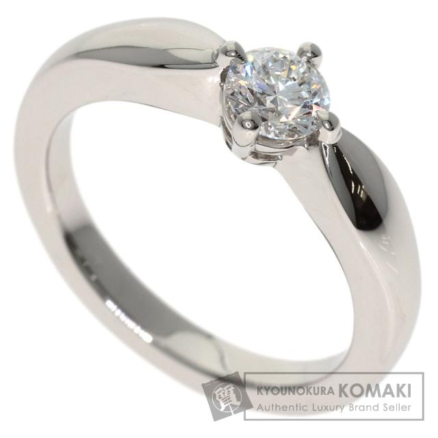 ブルガリ BVLGARI テディカータ ヴェネチア リング・指輪 プラチナPT950 レディース 中古