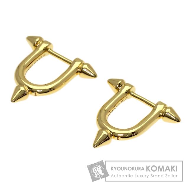 ティファニー TIFFANY&Co. タイタン スモール ピアス K18イエローゴールド レディース 中古 211,860円