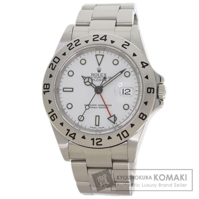 ロレックス ROLEX 16570 エクスプローラー2 腕時計 ステンレススチール SS メンズ 中古