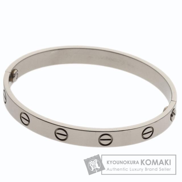 カルティエ CARTIER ラブブレス #16 ドライバー無し ブレスレット K18ホワイトゴールド 中古