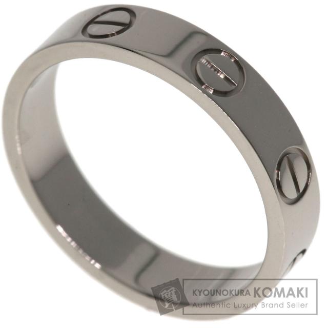 カルティエ CARTIER ミニラブリング #47 リング・指輪 K18ホワイトゴールド レディース 中古