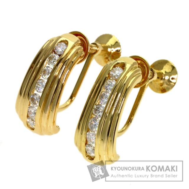 タサキ TASAKI ダイヤモンド イヤリング K18イエローゴールド レディース 中古