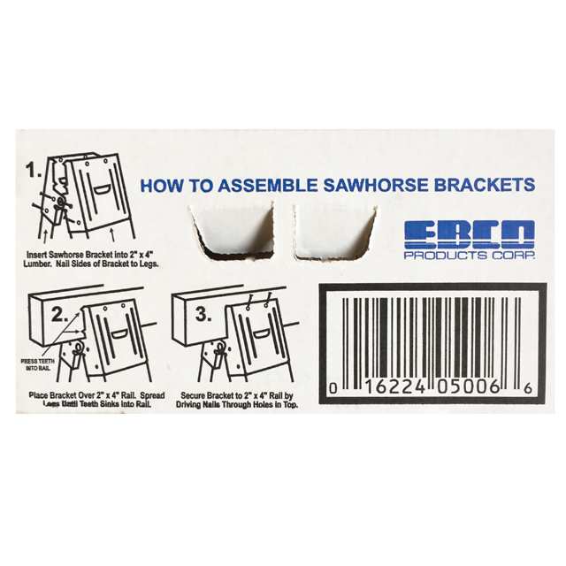 Ebco Sawhorse Brackets Sh4 ソーホース ブラケット 2 4木材用 木挽き台用の通販はau Pay マーケット 家具雑貨rooms