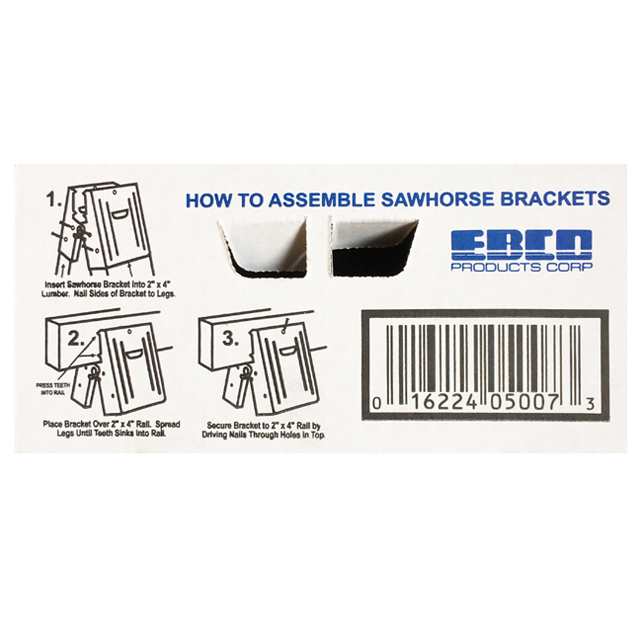 Ebco Sawhorse Brackets Sh6 ソーホース ブラケット 2 4木材用 木挽き台用の通販はau Pay マーケット 家具雑貨rooms