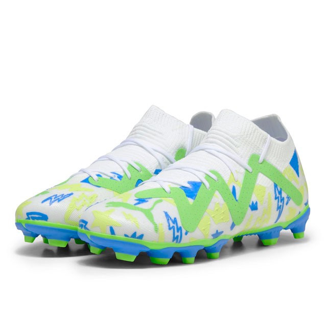 【プーマ】 サッカースパイク ジュニア フューチャー マッチ NJR FG/AG Jr プーマホワイト 天然芝 人工芝 【PUMA2023Q3】  107613-01｜au PAY マーケット