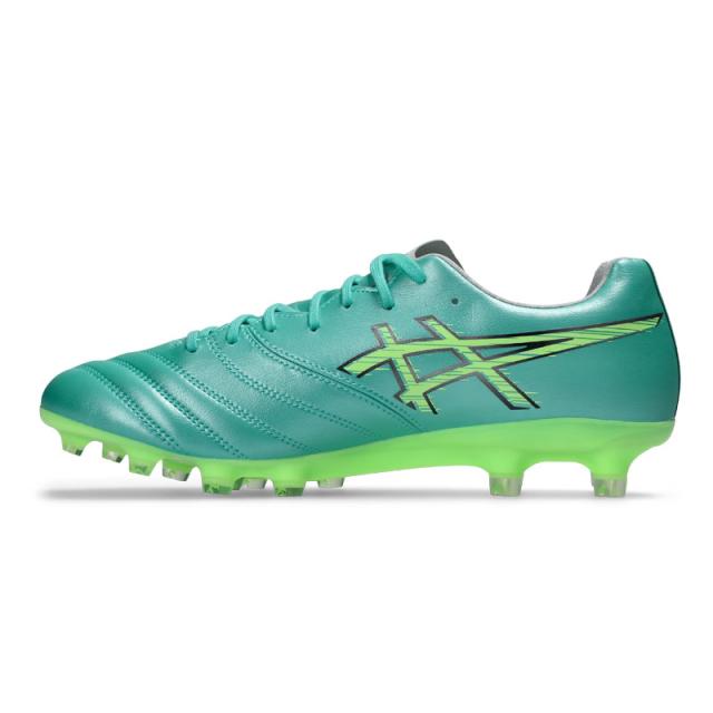 アシックス DSライト X-FLY PRO 3 グリーン サッカースパイク 土 人工芝 天然芝 asics2026Q1 1101A072-300_2