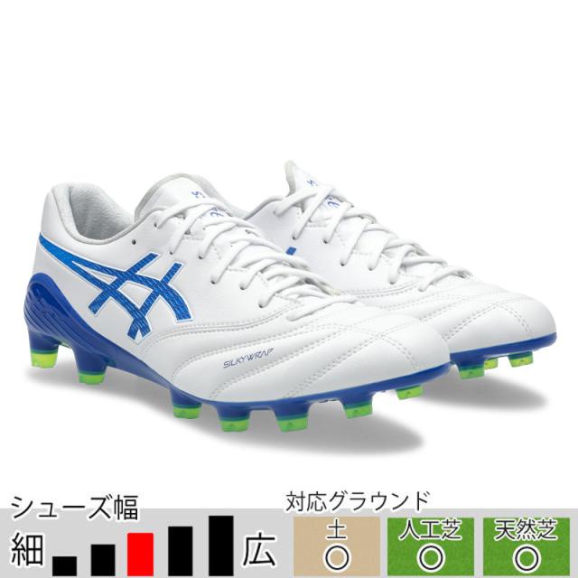 アシックス DSライト X-FLY 6 ホワイト アシックスブルー 土 人工芝 天然芝 asics2026Q1 1101A076-102