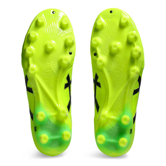 アシックス サッカースパイク DSライト PRO WIDE イエロー ブラック 土 人工芝 天然芝 （asics2025Q1） 1103A110-750_3