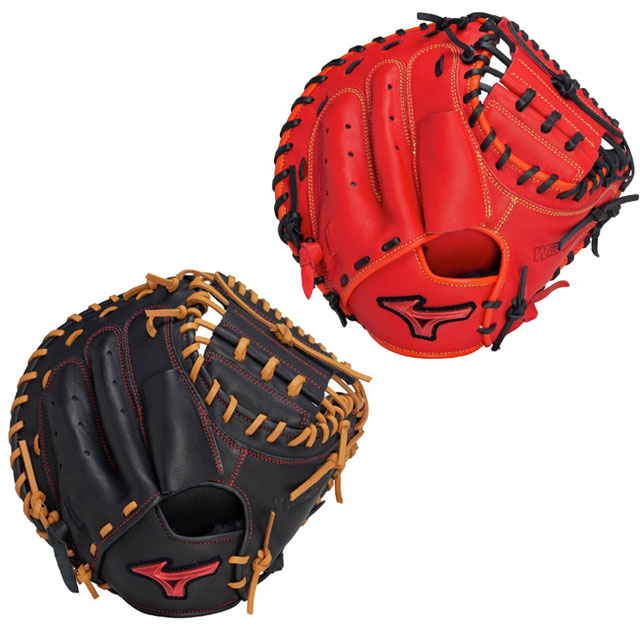 ミズノ 軟式グラブ キャッチャーミット WILL DRIVE RED IBE 25SS 野球 グローブ 一般 大人 【軟式捕手用／M-R型】 1AJCR32810の通販は
