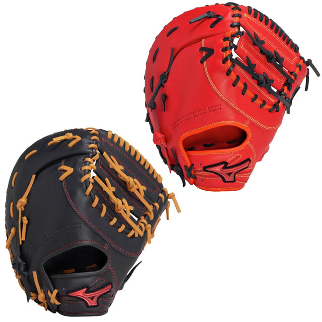 ミズノ 軟式グラブ ファーストミット WILL DRIVE RED IBE 25SS 野球 グローブ 一般 大人 【軟式一塁手用／TK型】 1AJFR32800