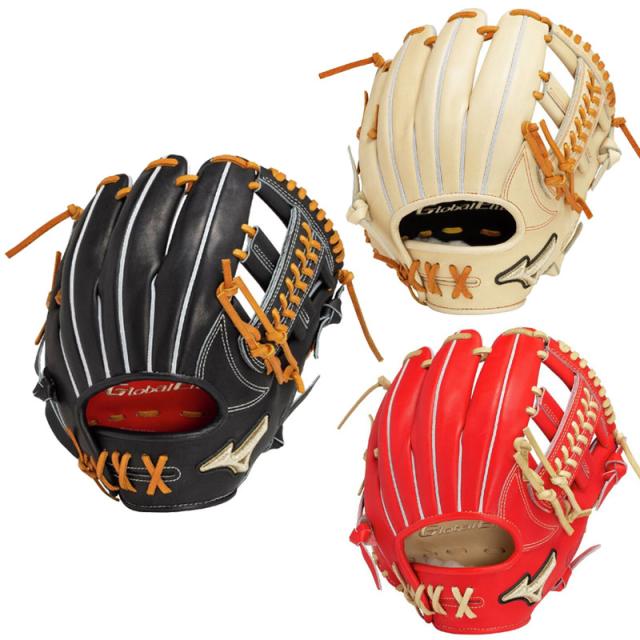 ミズノ 硬式グラブ グローバルエリート プロフェッショナルセレクション 紅林型 25SS 野球 グローブ 一般 大人 【軟式内野手用／サイズ9】 1AJGH32423