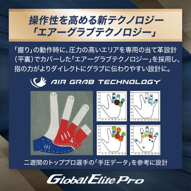 ☆予約商品 4月中旬頃入荷予定☆ ミズノ 硬式グラブ グローバルエリート PRO GE-D46 26SS 野球 グローブ 二遊間 ショート セカンド 一般 大人 【硬式内野手用／サイズ9】 1AJGH34313