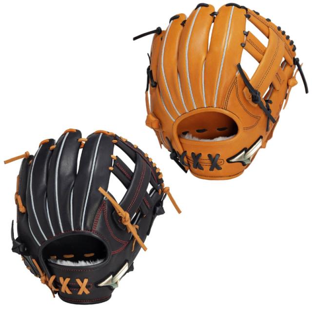 ミズノ 軟式グラブ Hselection SIGNA AXI グローバルエリート 25SS 野球 グローブ 一般 大人 【軟式内野手用／サイズ9】 1AJGR32413