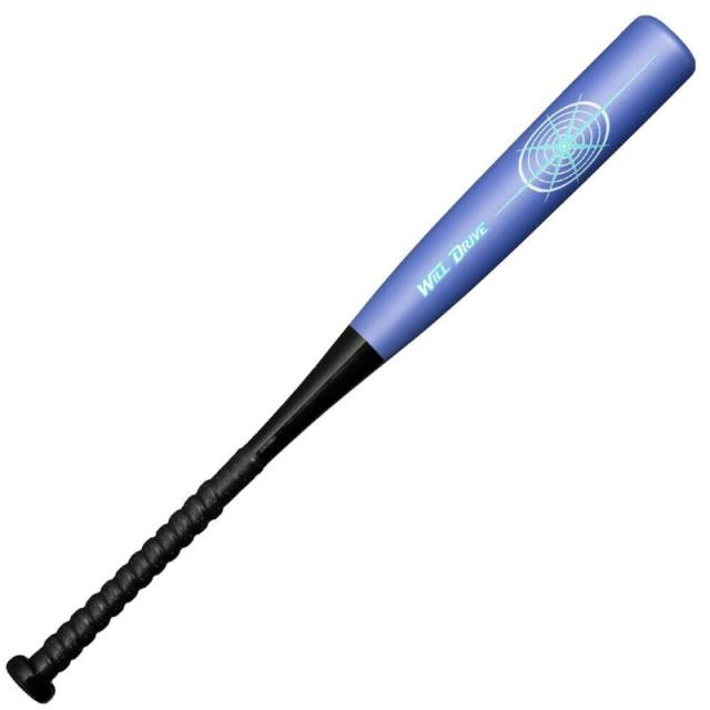 ミズノ 小学生軟式用バット FRP製 ウィルドライブ ブルー×ヒッティングナビ トップバランス 25FW 野球 少年用 ジュニア 子ども 1CJFY143 1CJFY14376-6709