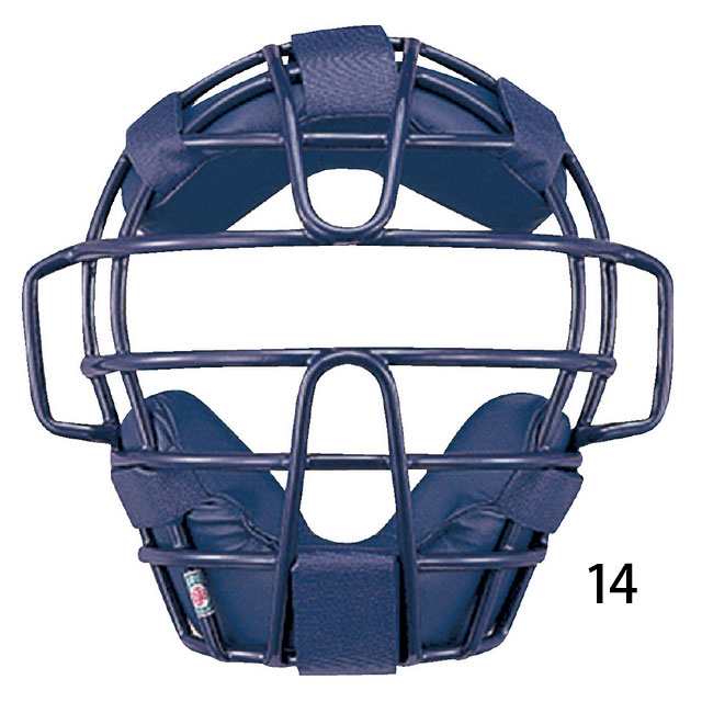美品USA MIZUNOホッケー型ヘルメット硬式キャッチャーマスク