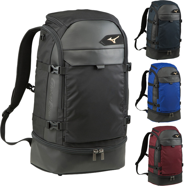 ミズノ バックパック グローバルエリートプロ球団採用モデル 約40L 野球 遠征 部活 移動 旅行 一般 大人 1FJDB010の通販は