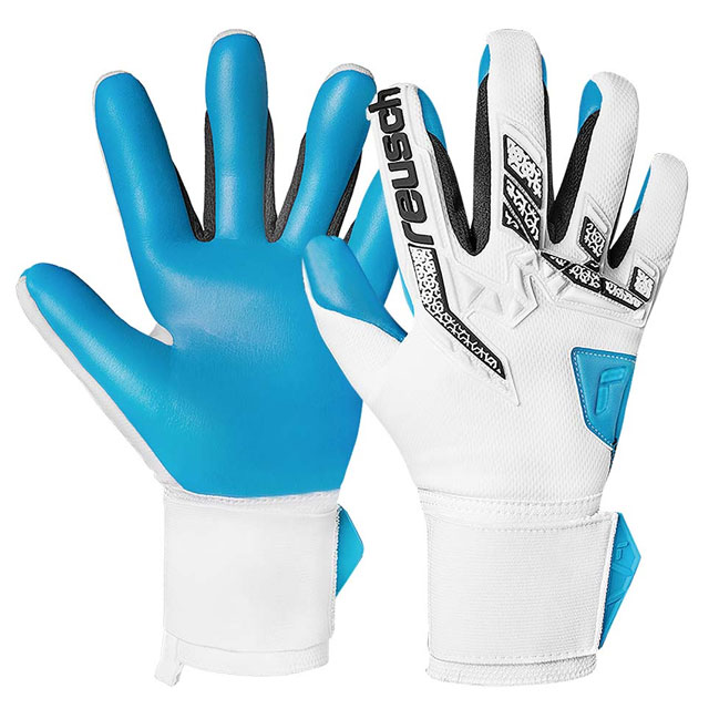 ロイシュ サッカー キーパーグローブ アトラクト フリーゲル アクア ホワイト ゴールキーパー用品 reusch 5570439-1126