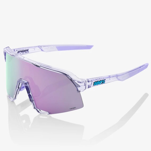 【100%/ワンハンドレッド】 サングラス S3 Polished Translucent Lavender HiPER Lavender Mirror Lens 一般 大人 60005-00004