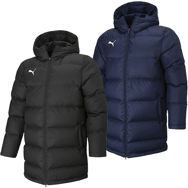 プーマ サッカー フットサル TEAMLIGA ミドルダウンコート ベンチコート 防寒 撥水 657738