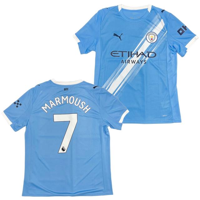 プーマ マンチェスター シティー MCFC 25-26 ホーム レプリカ ユニフォーム #7 オマル・マーモウシュ サッカー レプリカウェア ネーム入り 780338-NUMBER-7