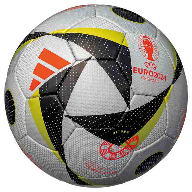 アディダス サッカーボール UEFA EURO2024 決勝・準決勝 公式試合球 レプリカボール フースバルリーベ フィナーレ リーグ ルシアーダ 5号球 JFA検定球 【adidas2024ball】 AF592LUFの通販は