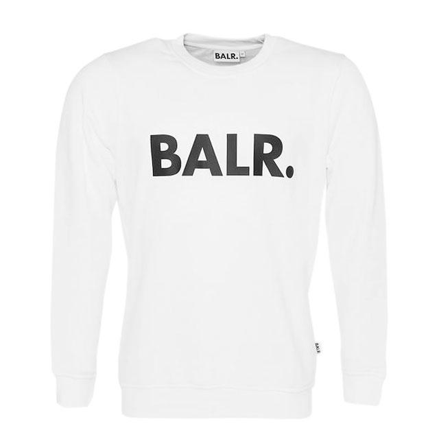 25％OFF！ 【BALR./ボーラー】 BRAND STRAIGHT CREWNECK ホワイト スウェット サッカー スポーツ ウェア 【BALANCE STYLE】 B12621022-BRIGHTWHITEの通販は