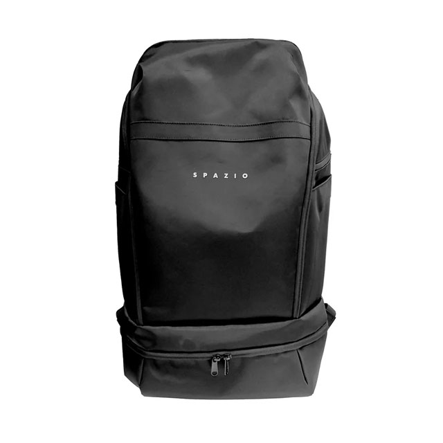 スパッツィオ サッカー フットサル かばん バッグ バックパック ブラック 約37L 大容量 シューズ収納ポケット付き （SPAZIO2025SS） BG0126-2