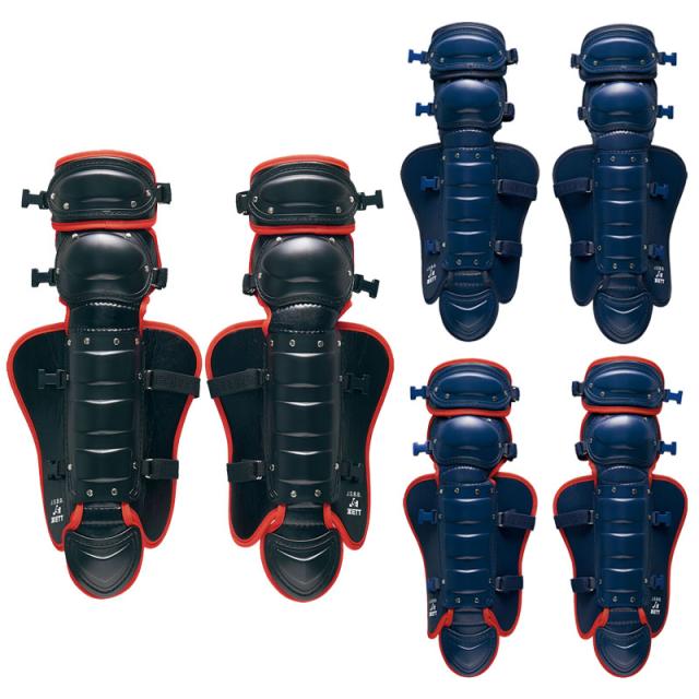 ゼット ZETT 少年用 軟式・ゴムソフト兼用レガーツ 防具 野球 ソフトボール キャッチャーギア ジュニア 子ども BLL8333