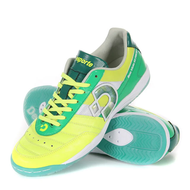 デスポルチ フットサル インドアシューズ ボアビスタ KI PRO2 LTD イエロー グリーン 屋内シューズ DS2033-FYELKG ※返品・交換・キャンセル不可商品