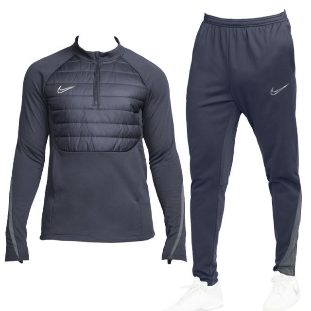ナイキ TF ACD DRL L/S アカデミー ドリルトップ WW パンツ KPZ 上下 セットアップ サンダーブルー NIKE2025FW FB6817-FB6815-437