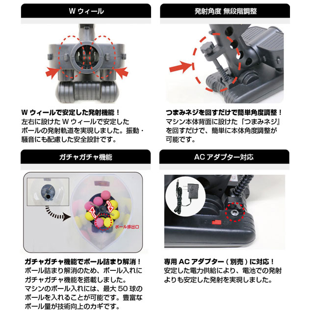 フィールドフォース　インドア・バッティングマシン（電池式） 半年保証付】 フィールドフォース 野球 トスマシン インドア