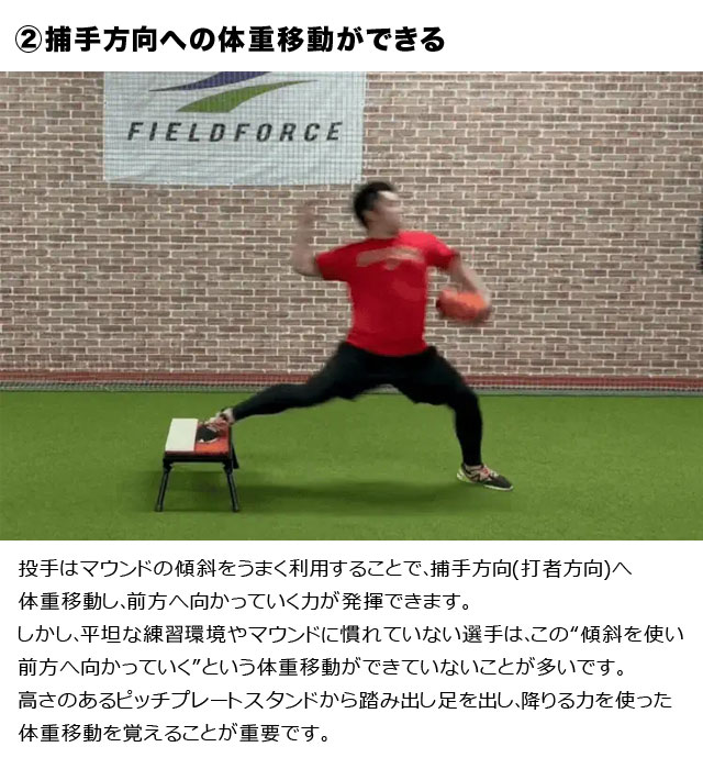 フィールドフォース ピッチプレートスタンド 投球練習 投手 ピッチャー用 ピッチプレート(別売り)専用 折りたたみ FPP-1046ST_3