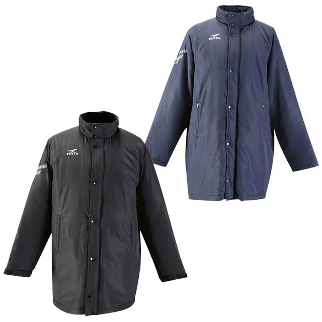 フィンタ サッカー フットサル ウェア 中綿ハーフコート 撥水加工 防寒  FT5134 ※返品・交換・キャンセル不可商品