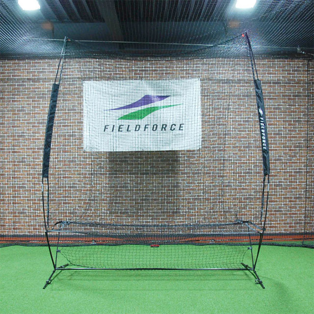 フィールドフォース オートリターン 3.0m×2.4m ネット・フレーム バッティングネット バッティング練習 野球 トレーニング 自主トレ 部活 チーム  FTM-300ARTAN