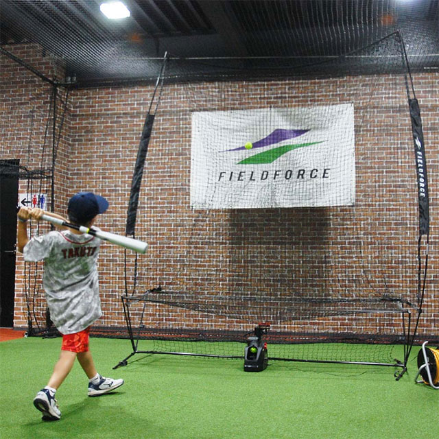 フィールドフォース オートリターン 3.0m×2.4m ネット・フレーム バッティングネット バッティング練習 野球 トレーニング 自主トレ 部活 チーム  FTM-300ARTAN
